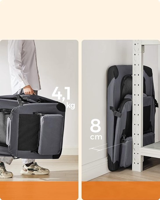 Opvouwbare hondendoos, transportdoos voor honden xxl hondentas oxford