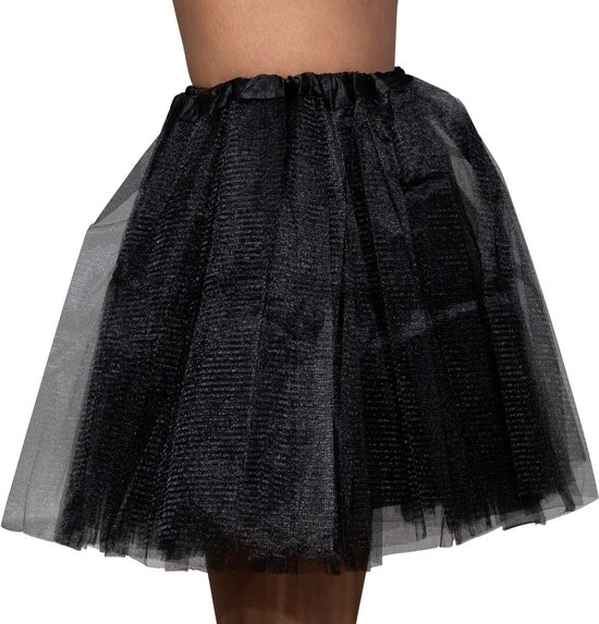Tutu - Tule rokje - Petticoat - Kinderen - Zwart