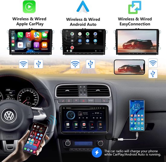 Skoda Kodiaq 2017-2023 Apple Carplay en Android auto navigatie | DSP sound | octa core 64GB | Qled 10-inch AV-D040Q - caraudio24