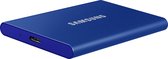 Samsung Portable T7 - Externe SSD - USB C 3.2 - Inclusief USB C en USB A kabel - Geschikt voor iPhone 15 - 1 TB - Blauw