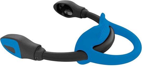 Mares Bungee Fin Strap Paire Blauw, Zwart XL