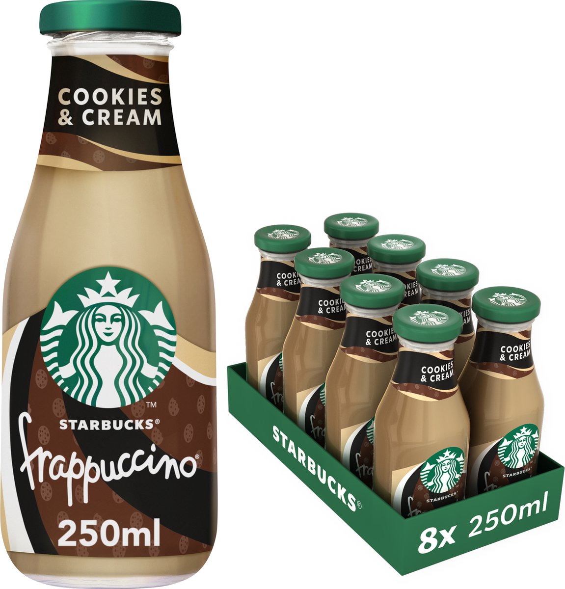 Starbucks Cookies & Cream frappuccino ijskoffie - 8 x 250ml