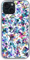 Case Company® - Hoesje geschikt voor iPhone 15 hoesje - Hibiscus Flowers - Soft Cover Telefoonhoesje - Bescherming aan alle Kanten en Schermrand