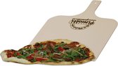 Pizzaschep/Broodschep/Schep voor tarte flambée, van onbehandeld multiplex voor pizzasteen, 1er Set