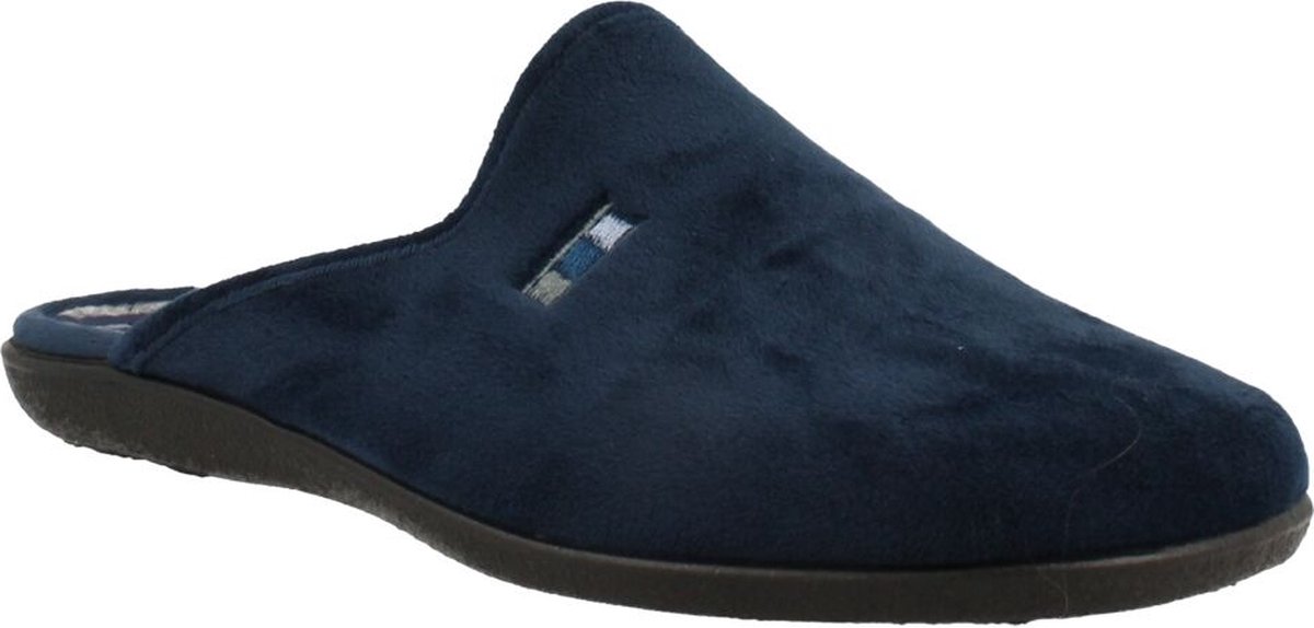 Comfort plus heren pantoffel blauw BLAUW 44