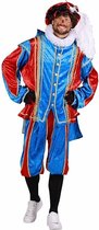 Pieten pak luxe blauw / rood | S