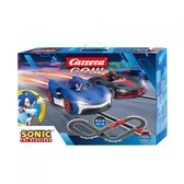 Carrera Go!!! Sonic racebaan - 4,3 m met 2 auto's