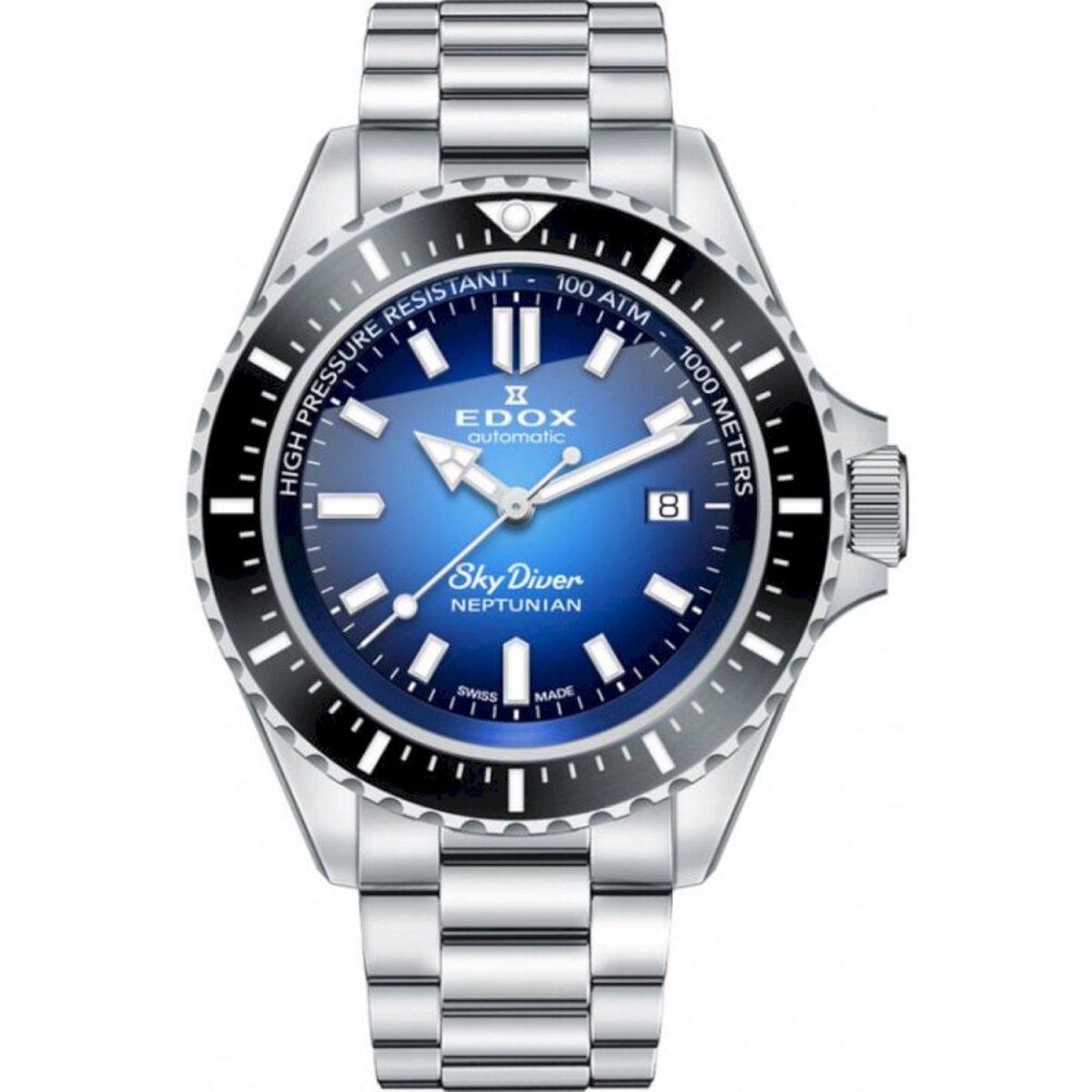 Edox - Polshorloge - Heren - Skydiver - 80120 3NM BUIDN