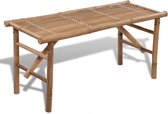 The Living Store Bamboe Sofa - Classique - Salon de jardin - 118 x 38 x 45 cm - Résistant aux intempéries