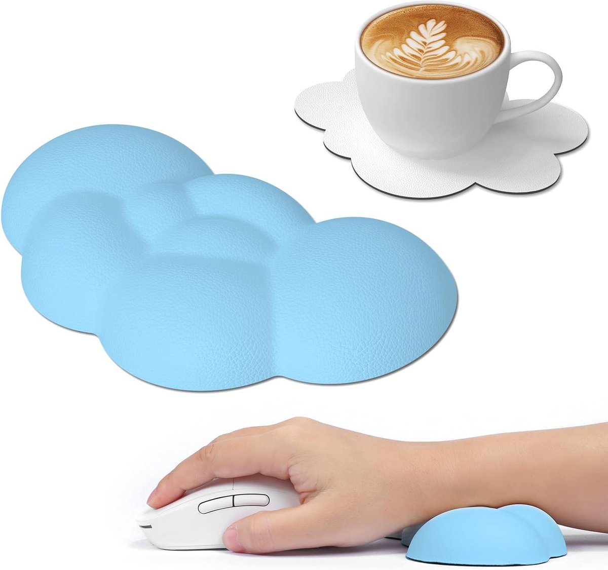 Clavier en forme de nuage Souris Poignet Support Pad Mousepad Anti