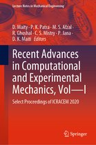 Lecture Notes in Mechanical Engineering- Recent Advances in Computational and Experimental Mechanics, Vol—I
