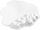 Cloud Muismat met Polssteun, Ergonomische Muismat, Antislip Basis voor Comfortabele en Precieze Bediening, Gaming Mat met Glad Oppervlak voor Typen/Gamen, Bureauaccessoires - Wit