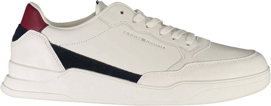 Tommy Hilfiger - Sneaker Elevated Wit - Schoenmaat 45cm - Leer 100 Heren