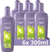 Andrélon Langer Fris Shampoo - 6 x 300 ml - Voordeelverpakking