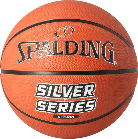 Foto: Spalding silver series basketbal outdoor maat 5