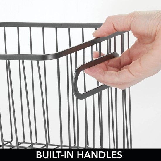 Set van 4 metalen keukenmanden - flexibele opbergmand voor de keuken Set van 4 metalen keukenmanden - flexibele opbergmand voor de keuken