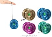Yo-yo métallisé XXL - 1 couleur aléatoire - Cadeau chaussure - Enfants - Plastique