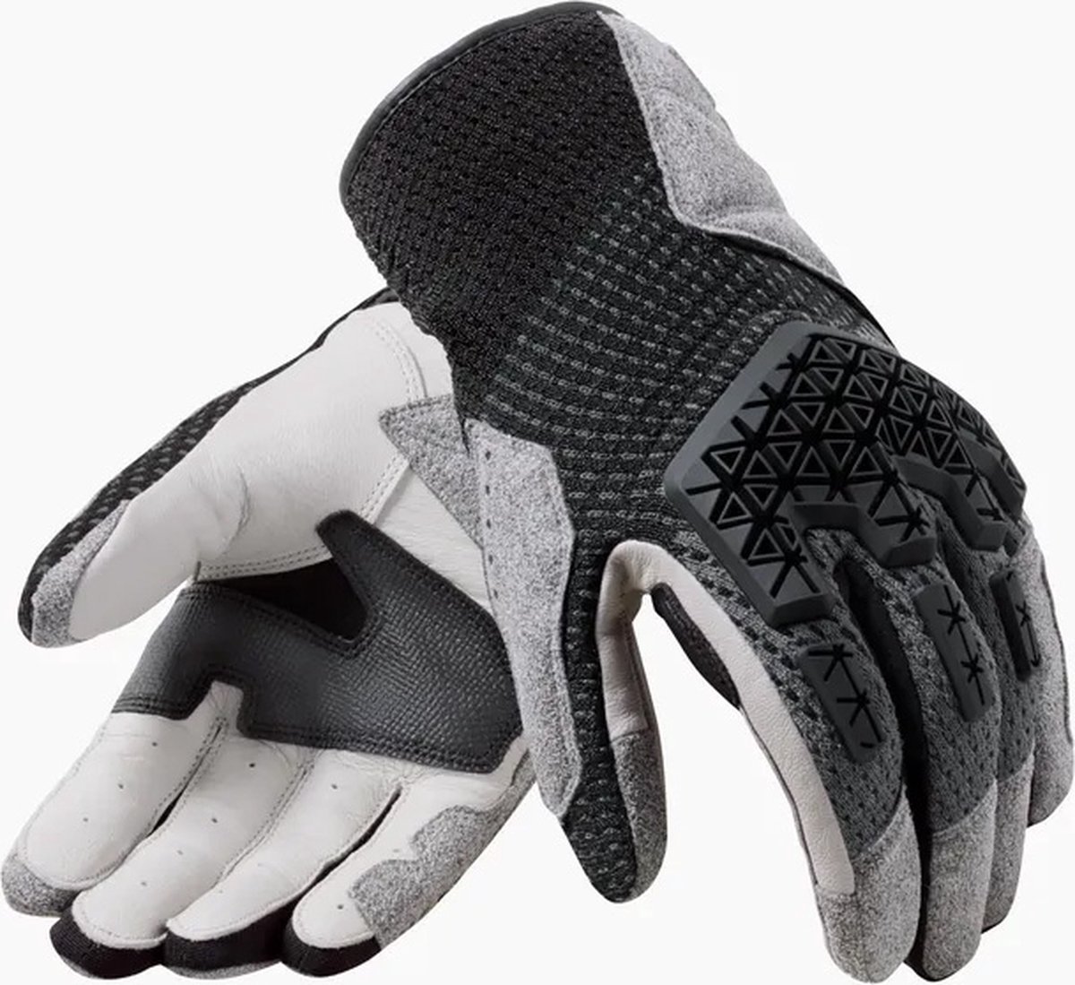 Rev'it! Gloves Offtrack 2 Black Silver 2XL - Maat 2XL - Handschoen