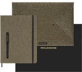 Moleskine LE Shine Collection Agenda non daté Goud Bundle XL (18x25 cm) Couverture rigide (boîte collector)