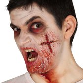 Fausse blessure d'Halloween - cicatrice - colle incluse - sang - thème Horreur - accessoire de costume