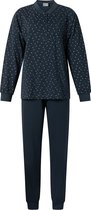 Lunatex dames pyjama 100% tricot Katoen Navy - maat L