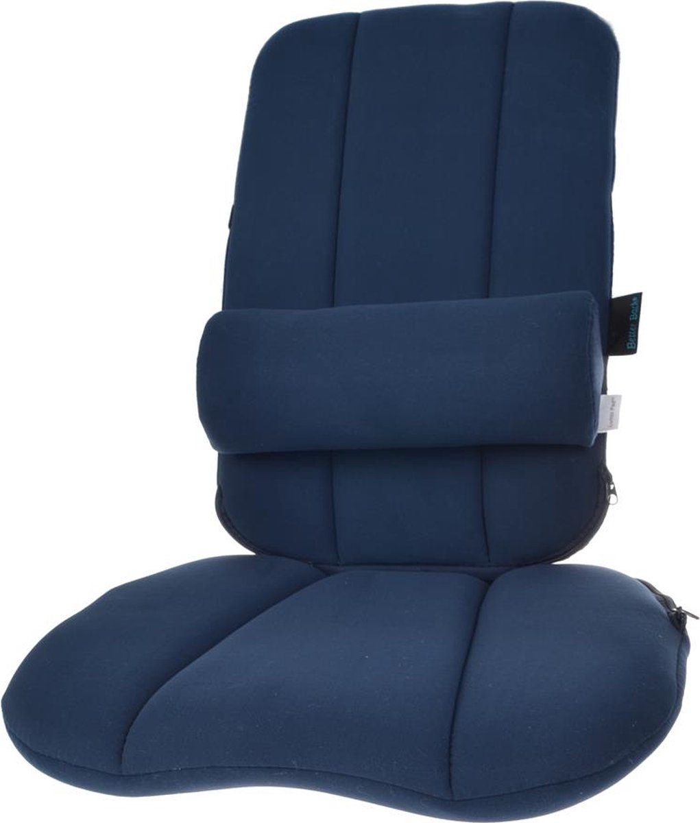 Jobri BetterBack ErgoSeat with LumbiPad Blue