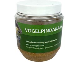 Merkloos Vogelpindakaas Pot 330 GR