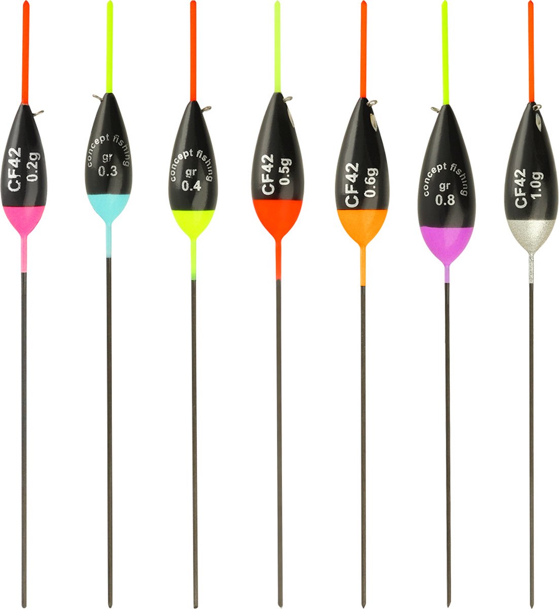 Concept Fishing dobber CF42 - Maat : 0.50g