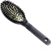 Trends4beauty - Extension haarborstel - Zwart - Voor haarverlengingen en pruiken