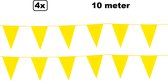 4x ligne de drapeau jaune 10 mètres - Festival à thème party anniversaire gala anniversaire