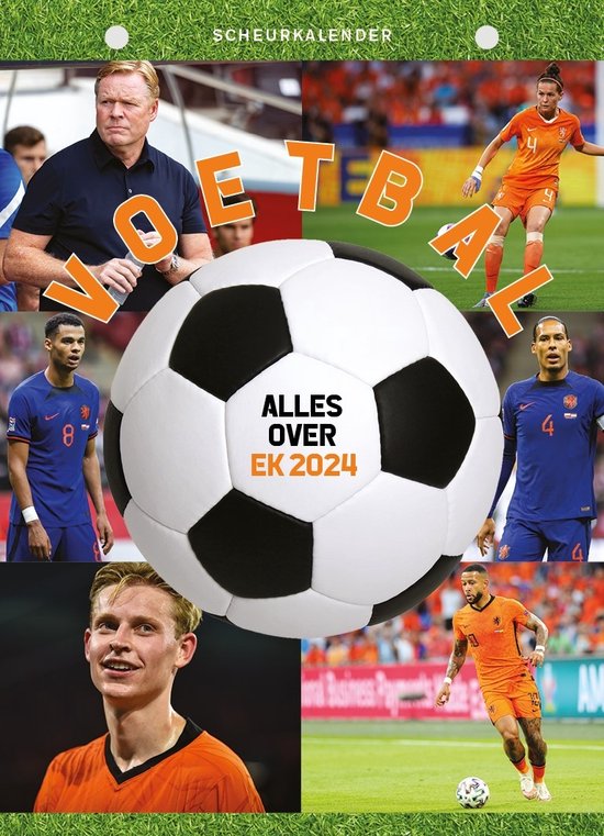 Voetbal scheurkalender 2024