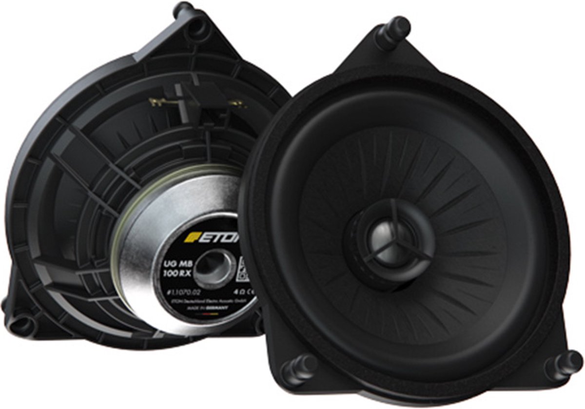Eton MB100RX - Autospeakers - Pasklare speakers Mercedes - 10cm coaxiale set luidsprekers - 100mm speakerset - Audio Upgrade