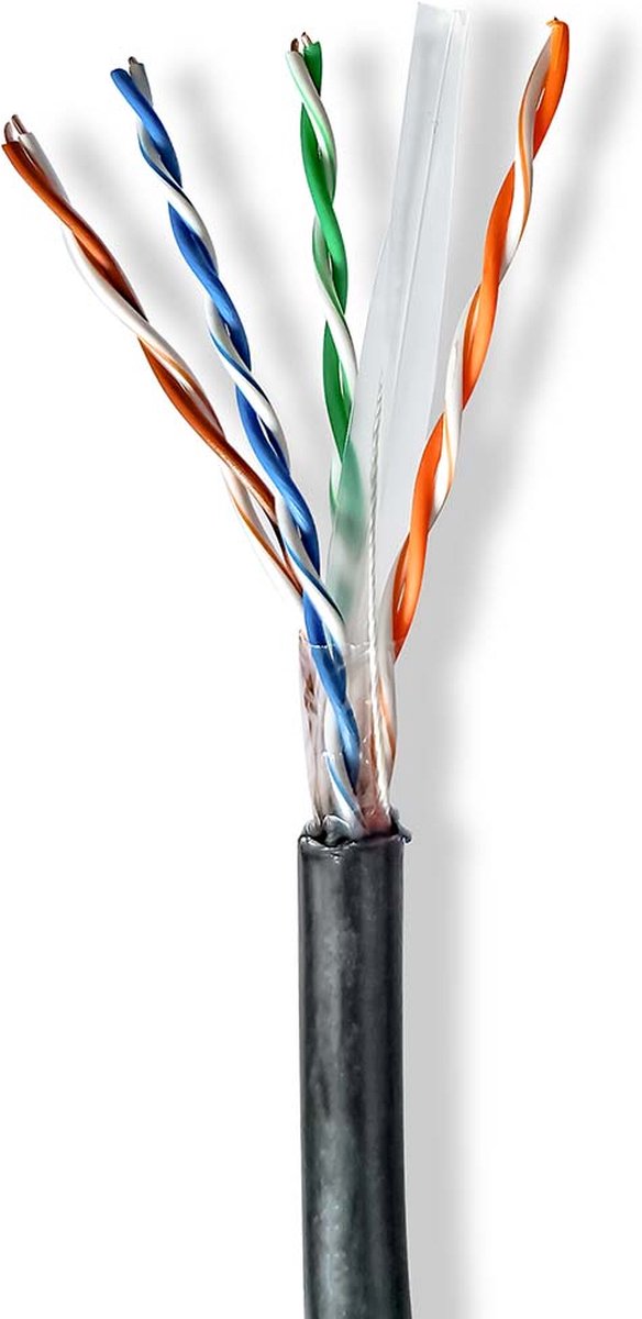 Nedis Netwerk Kabel Rol | Ccbg8590bk305s | Zwart