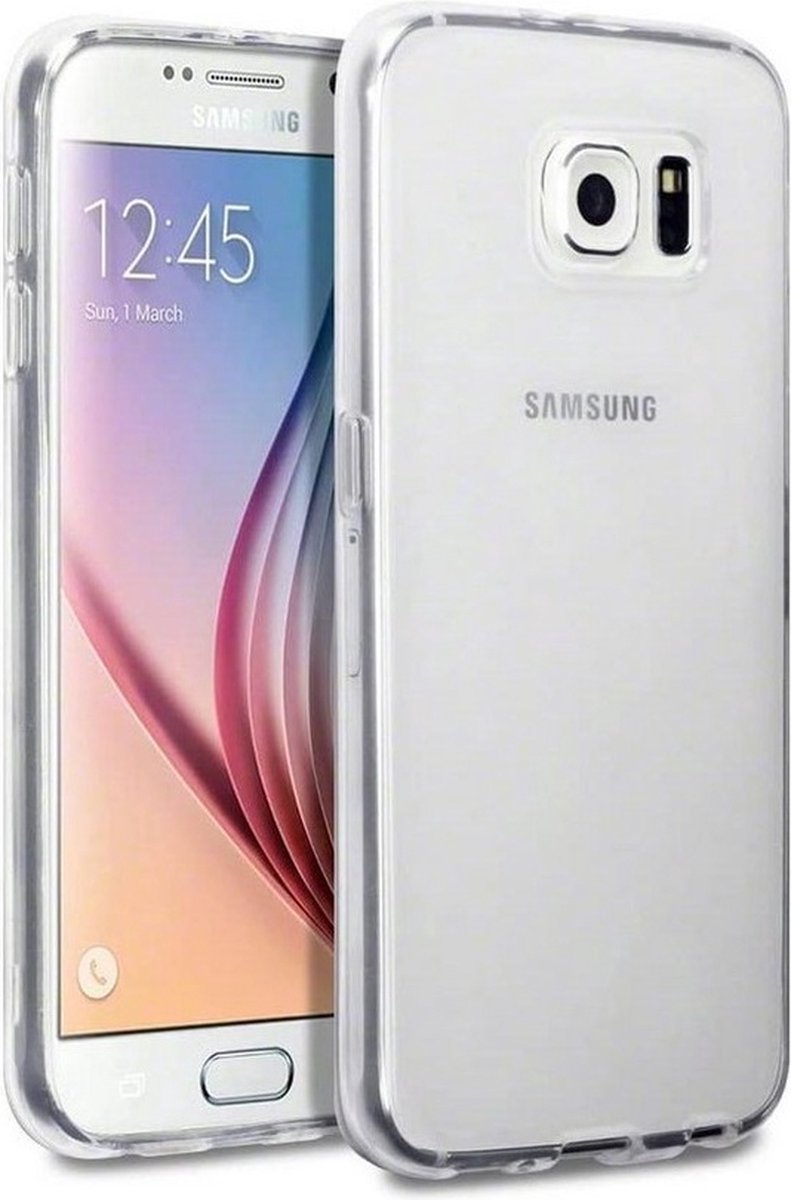LuxeBass Hoesje geschikt voor Samsung Galaxy S6 Soft TPU hoesje Silicone Case