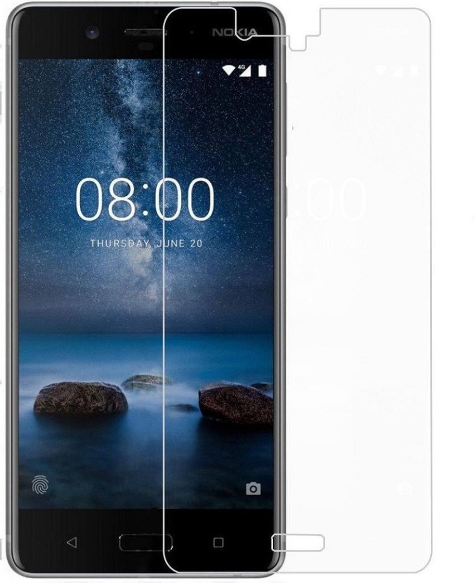 LuxeBass Tempered screenprotector geschikt voor Nokia 5.1 - beeldscherm - scherm - tempered glas