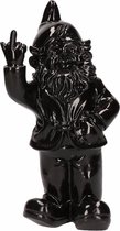 Figurine nain F*ck you majeur noir 20 cm - FU - Cheeky gnome - Home Decor