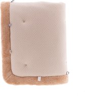 Snoozebaby tapis de jeu ou boîte tapis Cheerful Playing - matériau durable - avec étiquettes - 75x95cm - Milky Rust soft pink