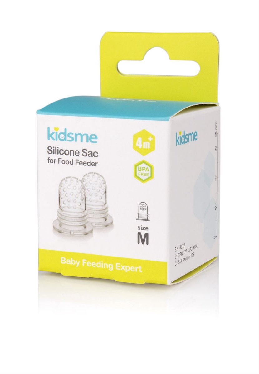 Kidsme - Silicone Sac for Food Feeder (Size:M)-2 Pcs
