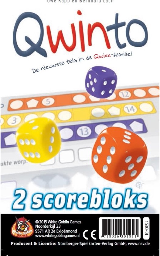 Qwinto Bloks scoreblocks - White Goblin Games