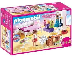 foto van PLAYMOBIL Dollhouse Slaapkamer met mode ontwerphoek - 70208