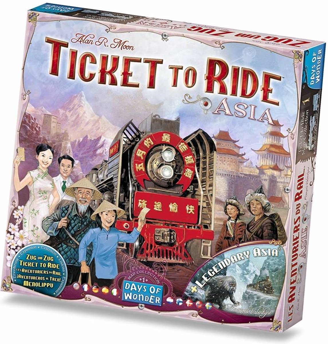 Ticket to Ride Asia - Uitbreiding - Bordspel - 6 Spelers — afbeelding 2