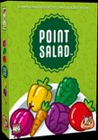 Doos van het kaartspel 'Point Salad' met afbeelding van een schaal met groenten: tomaat, ui, wortel, paprika, kool en sla.