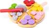 Bigjigs Houten Pizza Set incl. Rolsnijder - 26-delig