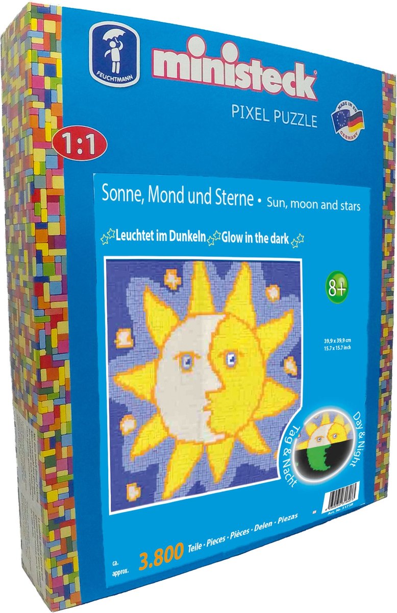 Ministeck GITD Sun, Moon, Stars - XXL Box - 3700pcs