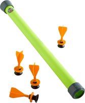 Aire De Jeux Paul Günther - Fusée Air Rocket² - Jeu Extérieur Pour Enfants 4 - Avec Pompe Et 3 Fusées Mousse - Plage/Jardin Jeu Fusée Air Rocket