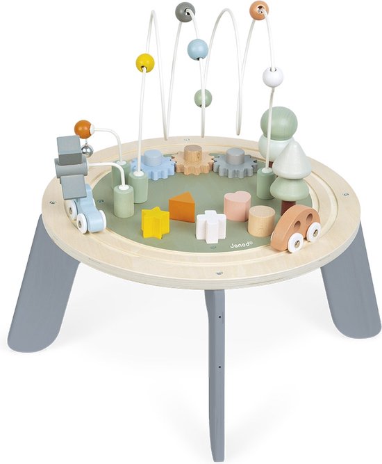 Janod sweet cocoon activity table 5 functies +12m