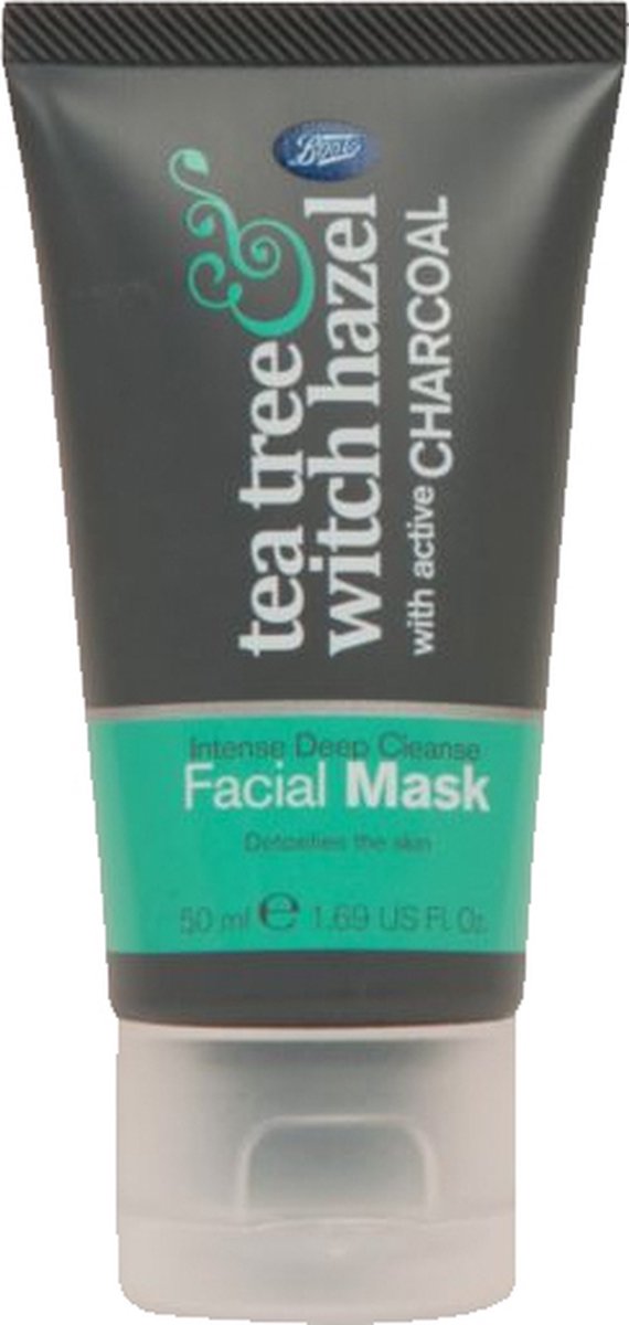 Boots Tea Tree & Witch Hazel Charcoal Face Mask