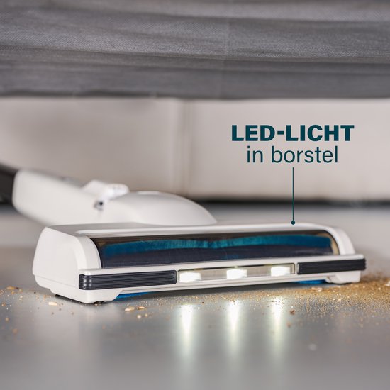 Aspirateur balai sans fil Princess Silent Storm 339380 - Durée d'utilisation de 30 min - Fonction de stationnement pratique - Wit