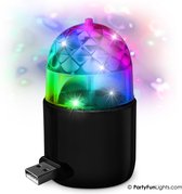 PartyFunLights - USB party lamp - LED - draait en verandert van kleur - werkt op USB