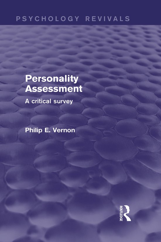 Personality Assessment - cover